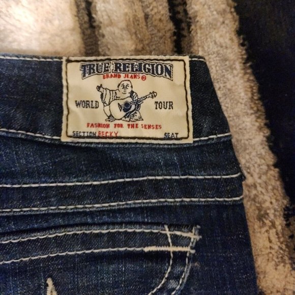 True Religion Becky Women Size 29x32.5 USA Jeans World Tour - Picture 9 of 9